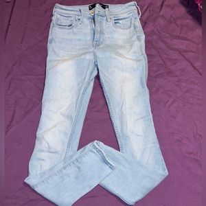 hollister high rise super skinny jeans w24 L26